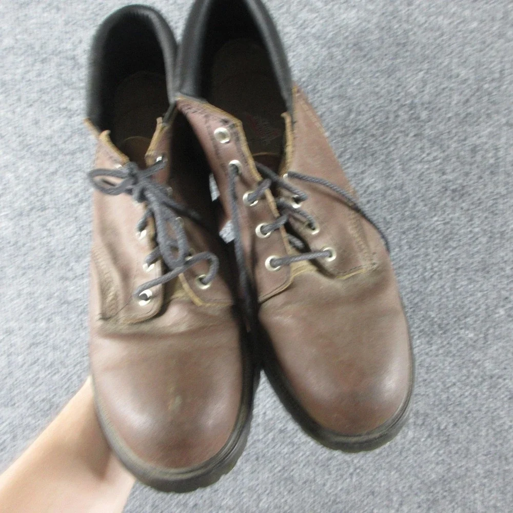 Red Wing Chukka Boots Mens Size 8.5? Brown Leather Lace Up Slip Resistant Work